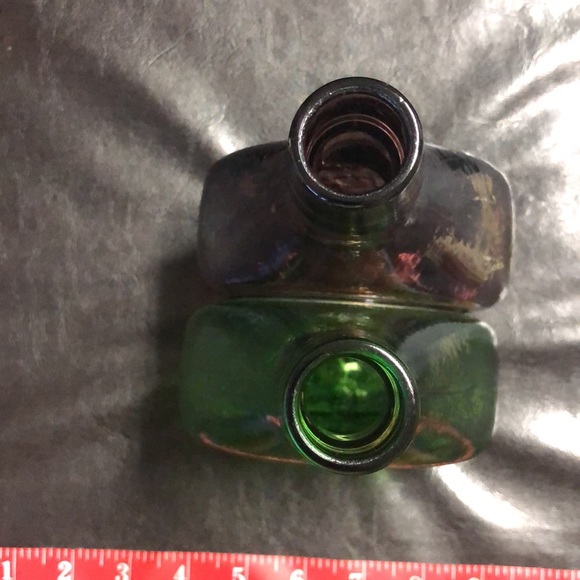 2 Wheaton Glass Apollo 15 & Apollo 17 Iridescent Decanter Bottles Vintage Rare - Picture 14 of 14